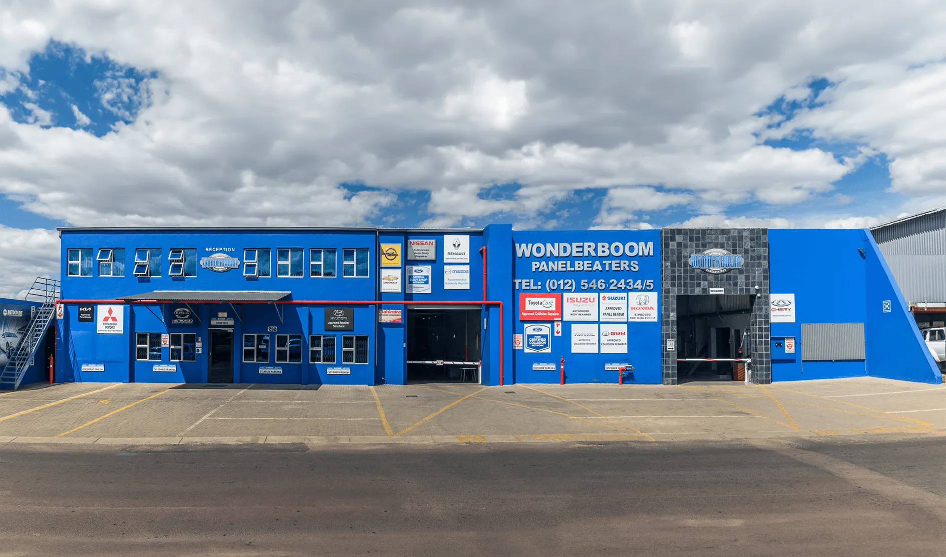 Wonderboom Panel Beaters Building Header Image